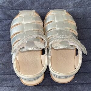 Kids Silver Sandals